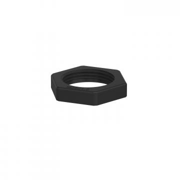 Locknut, metric thread, black