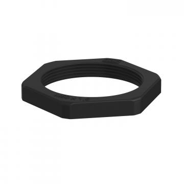 Locknut, metric thread, black