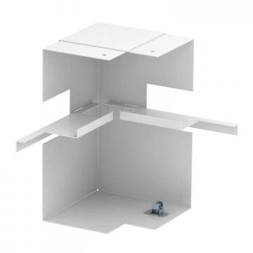 Internal corner, asymmetrical, for Rapid 80 device installation trunking, type GS-A90210