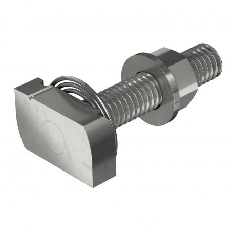 Hammer-head bolt with spring A4 34.5 | 20 | 9 | M 12 x 60