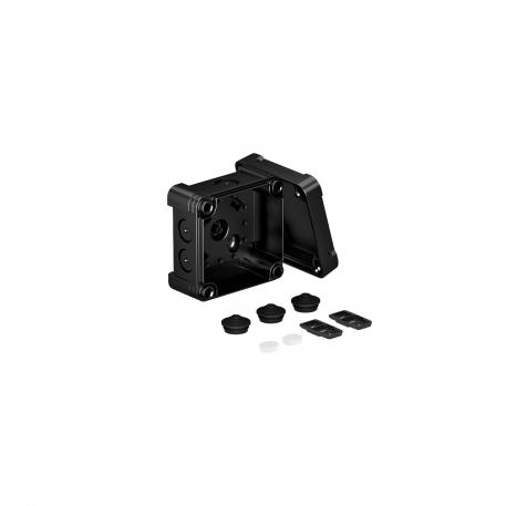 Junction box X 01 85x85x45 | 7 | IP67 | 7 x Ø20 | Graphite black; RAL 9011