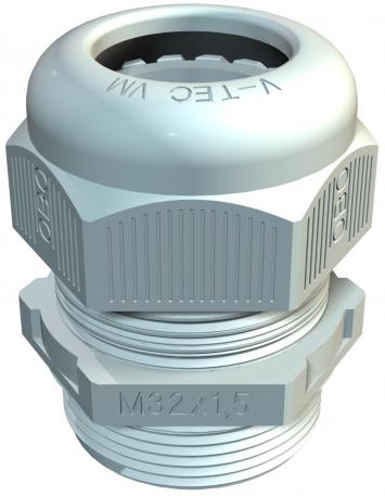 Cable gland, metric thread, light grey  |  | M63 x 1,5 | no | Light grey; RAL 7035