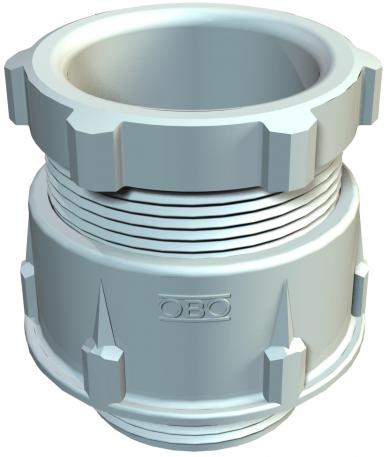 Konusna kablovska uvodnica, metrički navoj, svetlo siva M63 x 1,5