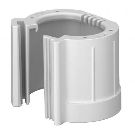 Pipe end cap, splittable, metric, light grey M20