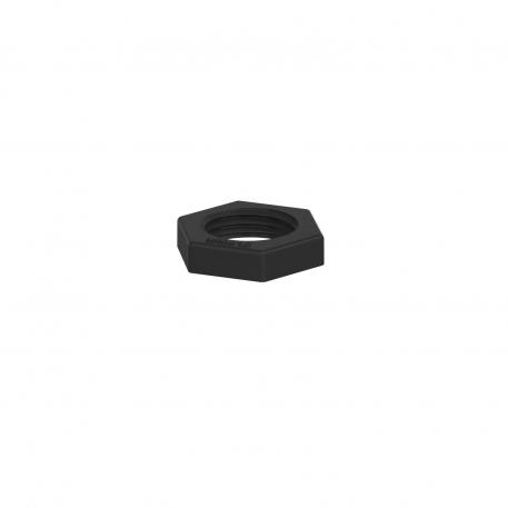 Locknut, metric thread, black 25 | 5 | M16_x_1,5 | 22