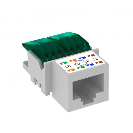 RJ45 data connection module, Cat. 5e, unshielded 