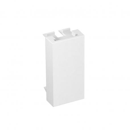 Blanking cover, 1/2 module, pure white 