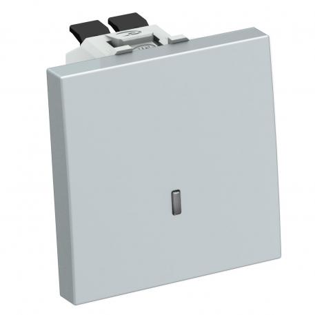 Changeover switch with LED element, 1 module 