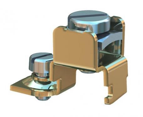 Protective conductor connection bracket 