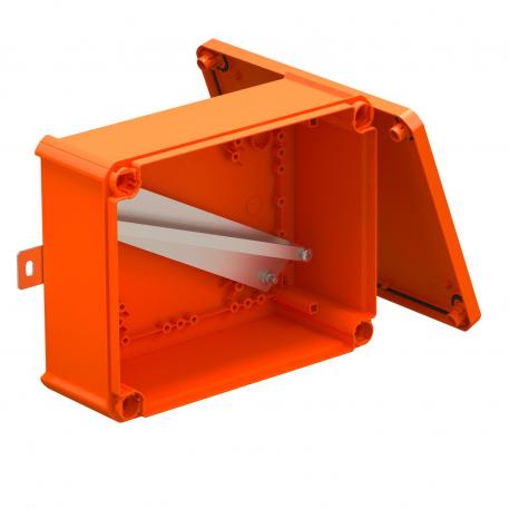 FireBox T250, zatvorena, prazna 225x173x86 |  | IP66 |  | pastelno narandžasta; RAL 2003